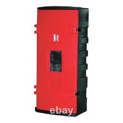 FLAMEFIGHTER JBWE95 Fire Extinguisher Cabinet, 30 lb, Blk/Red