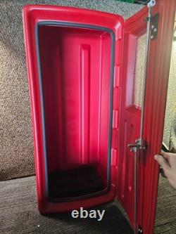 FSP CFE20lb Red 20 lb. Heavy Duty Plastic Fire Extinguisher Cabinet with Lock