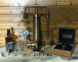 Fantastic Simplex Fire Extinguisher Lamp, Light Steampunk Edison, Copper & Brass