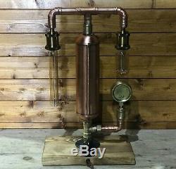 Fantastic Simplex Fire Extinguisher Lamp, Light Steampunk Edison, Copper & Brass