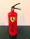 Ferrari Red Empty Fire Extinguisher Decor