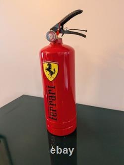 Ferrari Red Empty Fire Extinguisher Decor