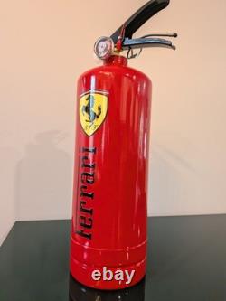 Ferrari Red Empty Fire Extinguisher Decor