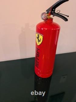 Ferrari Red Empty Fire Extinguisher Decor