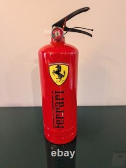 Ferrari Red Empty Fire Extinguisher Decor
