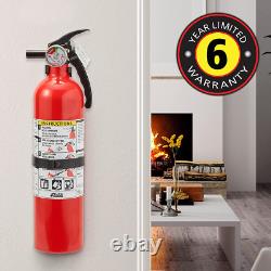 Fire Extinguisher, 1-A10-BC, Dry Chemical, Red, 6 Pack