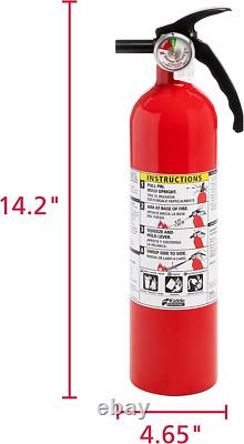 Fire Extinguisher, 1-A10-BC, Dry Chemical, Red, 6 Pack
