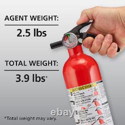 Fire Extinguisher, 1-A10-BC, Dry Chemical, Red, 6 Pack