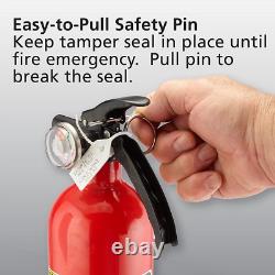 Fire Extinguisher, 1-A10-BC, Dry Chemical, Red, 6 Pack