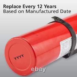 Fire Extinguisher, 1-A10-BC, Dry Chemical, Red, 6 Pack