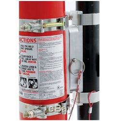 Fire Extinguisher 2.5 lb with Roll Cage Bar Billet Aluminum Mounting Bracket