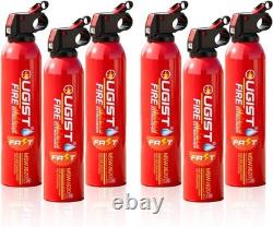 Fire Extinguisher 21oz Water-Based Portable 6-Pack for Home Kitchen Vehicle