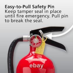 Fire Extinguisher 2A10BC Rechargeable Multi-Purpose Safety for Home Office 4 lbs