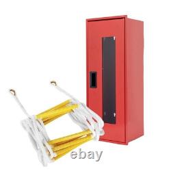 Fire Extinguisher Box 22 Height & 25ft Escape Ladder Emergency Use