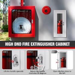 Fire Extinguisher Cabinet, Semi Recessed, 25 In Height for 5-15lbs Exteinguisher