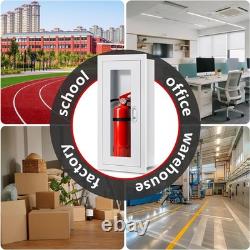 Fire Extinguisher Cabinet, Semi Recessed, 25 In Height for 5-15lbs Exteinguisher