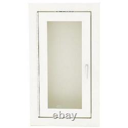 Fire Extinguisher Cabinet Semi Recessed Steel 10 lb Wall Mount Indoor Box