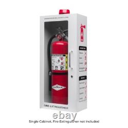 Fire Extinguisher Cabinet with Alarm, Lock, and Acrylic Break-Glass Window