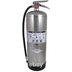 Fire Extinguisher, Class A, Agent Water, UL Rating 2A, Rechargeable, 2.5