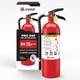 Fire Extinguisher Commercial Grade 3A40BC Rechargeable Kidde