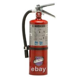Fire Extinguisher Dry Chemical BC 5 Lb Rechargeable Purple K UL Rating 20-BC