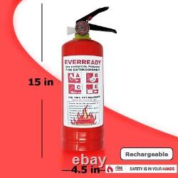 Fire Extinguisher Dry Chemical Powder Home Office 1-a 21-bc 4.5 Lbs
