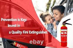 Fire Extinguisher Dry Chemical Powder Home Office 1-a 21-bc 4.5 Lbs