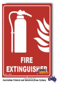 Fire Extinguisher Flame (Pictogram) Sign