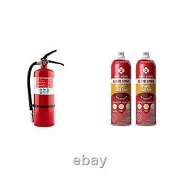 Fire Extinguisher Large Home Fire Extinguisher Red Fe2a10gr & Ez Fire Spray Fire