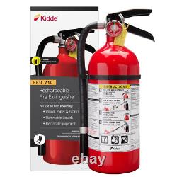 Fire Extinguisher PRO 210 2A10BC Liquids Electrical Fires Emergency Home NEW