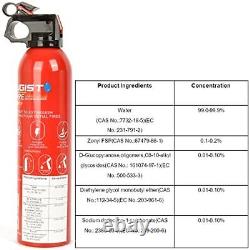 Fire Extinguisher Portable 620ml 4 CountCan Prevent Re-ignitionBest Suitable