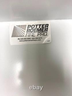 Fire Extinguisher Potter Roemer Fire Pro. Wall Cabinet, White / NEW