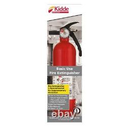 Fire Extinguisher W Mount Bracket Kidde Full Home Multi Use Protection 1-A10-BC