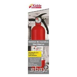 Fire Extinguisher W Mount Bracket Kidde Full Home Multi Use Protection 1-A10-BC