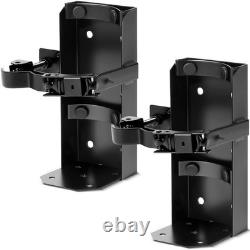 Fire Extinguisher Wall Mount Metal Bracket, Fe5, Black, 2 Pcs