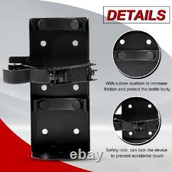 Fire Extinguisher Wall Mount Metal Bracket, Fe5, Black, 2 Pcs Fire Extinguisher Wall Mount Metal Bracket, Fe5, Black, 2 Pcs