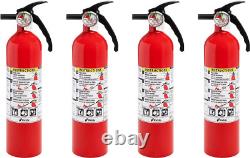 Fire Extinguisher for Home, 1-A10-BC, Dry Chemical Extinguisher, Red, Mounting