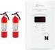Fire Extinguisher for Home, 1-A10-BC, Dry Chemical Extinguisher, Red, Mounting