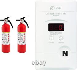 Fire Extinguisher for Home, 1-A10-BC, Dry Chemical Extinguisher, Red, Mounting