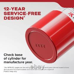 Fire Extinguisher for Home, 1-A10-BC, Dry Chemical Extinguisher, Red, Mounting