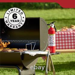 Fire Extinguisher for Home, 1-A10-BC, Dry Chemical Extinguisher, Red, Mounting