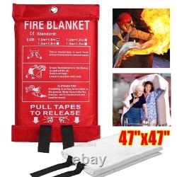 Fire Extinguishing Blanket 2/4/8Pack Fiberglass Emergency Home Retardant 59x59