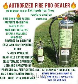 FirePro 2.5 Gal Extinguisher Powered by ColdFire- Making the World a Safer Place