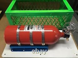 Firebottle NOS Portable 10 Lb Halon Trailer Guard Fuel Cell Fire Extinguisher