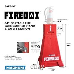 Firebox, Portable Fire Extinguisher Stand, OSHA Compliant, Emergency Fire Exting