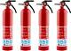 First Alert FE1A10GR195 ABC 4 Pack Home Fire Extinguisher-4-Pk, Rated 1-A10-BC