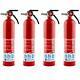 First Alert FE1A10GR195 ABC 4 Pack Home Fire Extinguisher-4-Pk Rated 1-A10-BC