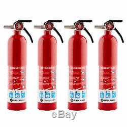 First Alert Home Fire Extinguisher Rated 1-A 10-B C 4 Pack