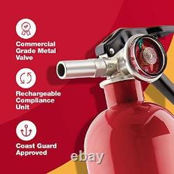 First Alert Home1-4 First Alert Standard Home Fire Extinguisher Red 4pk