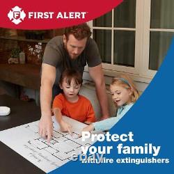 First Alert PRO10 Rechargeable Commercial Fire Extinguisher, UL rated 4-A60-BC
